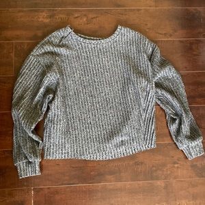 Zara balloon style long sleeve top